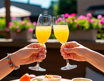 Mimosas with Mom calendar photo