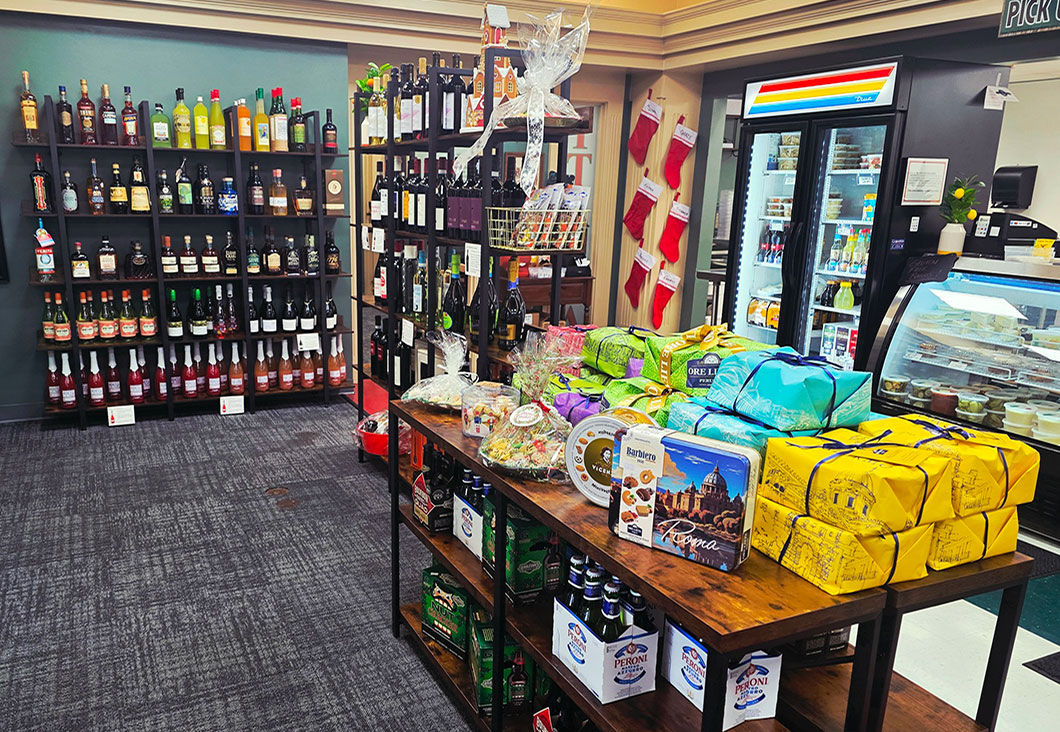 Donnici's Italian Deli store displays
