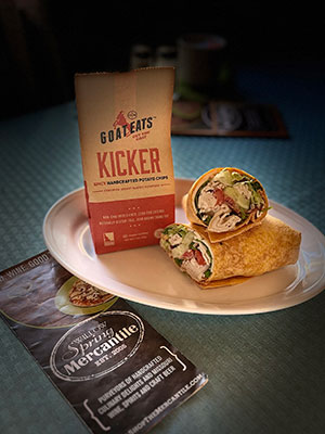 Willow Spring sandwich and chips
