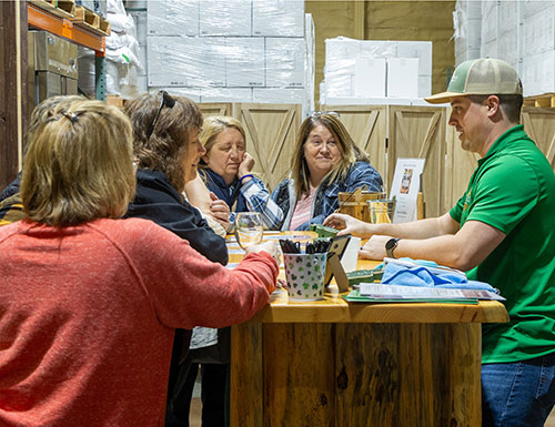 Shamrock Hills Vineyard & Winery wine tasting
